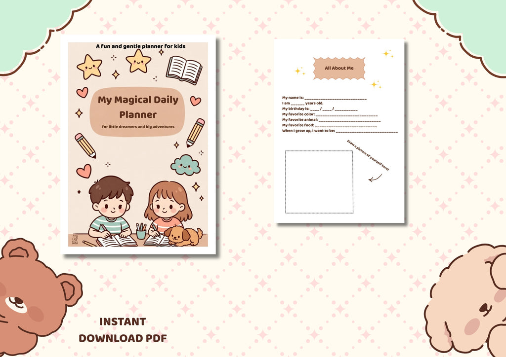 My Magical Daily Planner for Kids (Ages 5–9) | Printable PDF