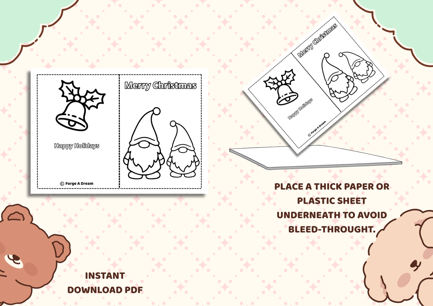 Free Printable Holiday Card
