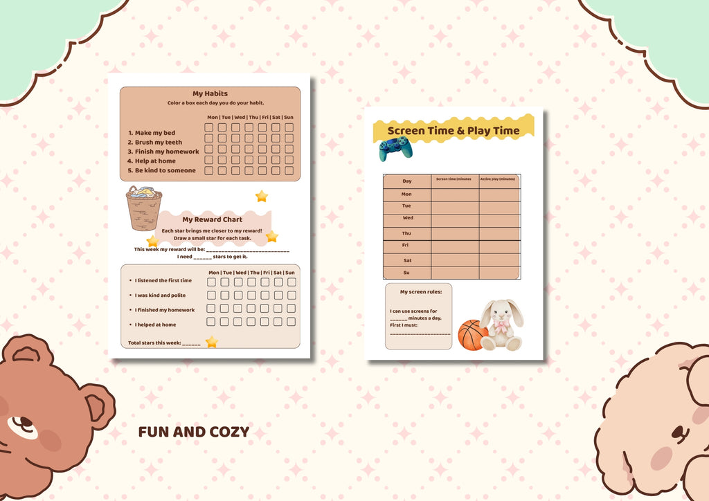 My Magical Daily Planner for Kids (Ages 5–9) | Printable PDF