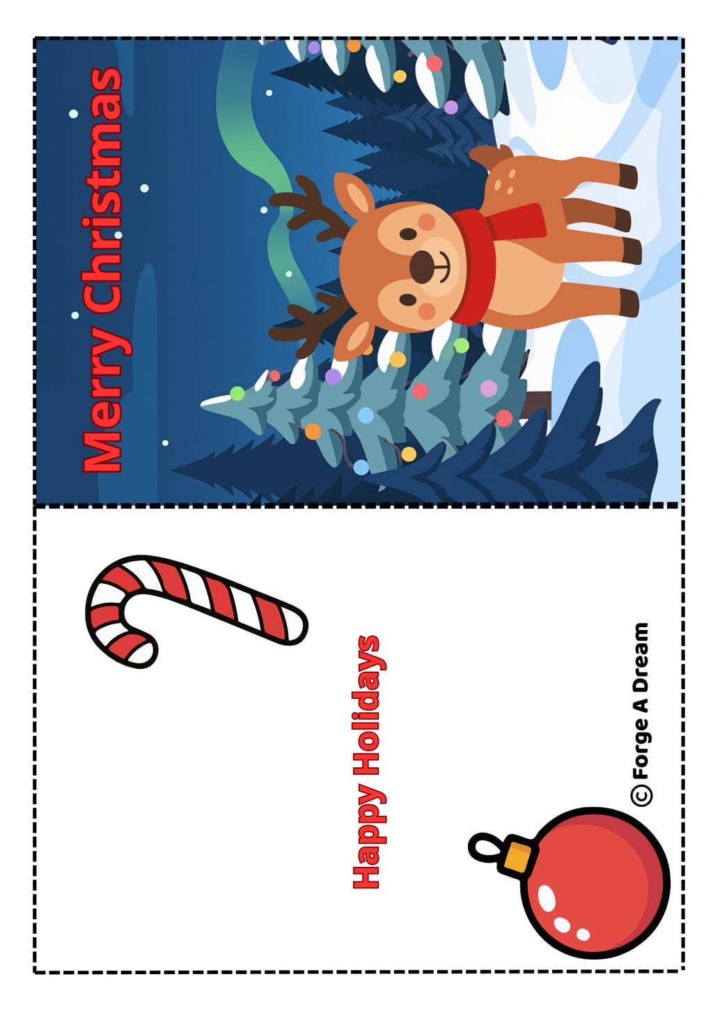 Free Printable Holiday Card