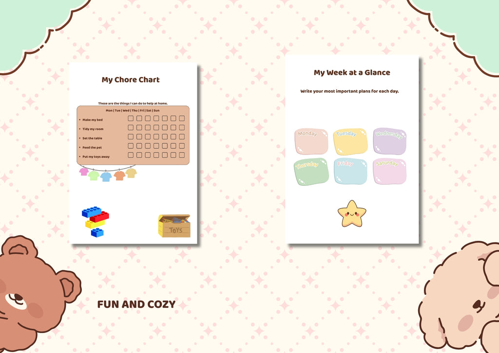 My Magical Daily Planner for Kids (Ages 5–9) | Printable PDF
