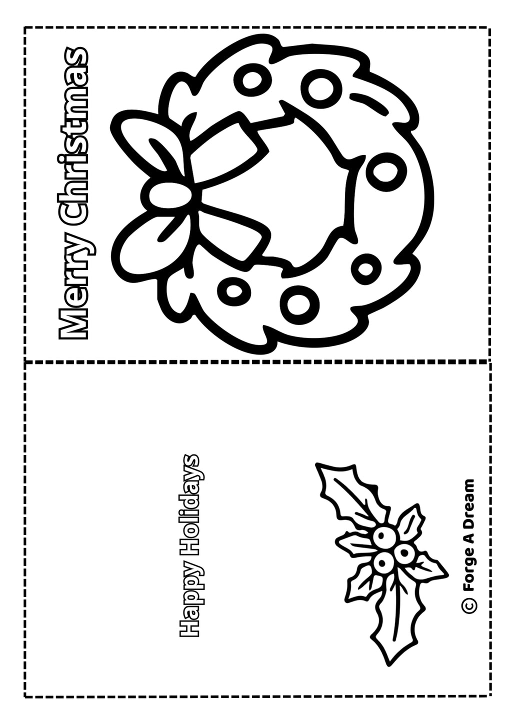 Free Printable Holiday Card