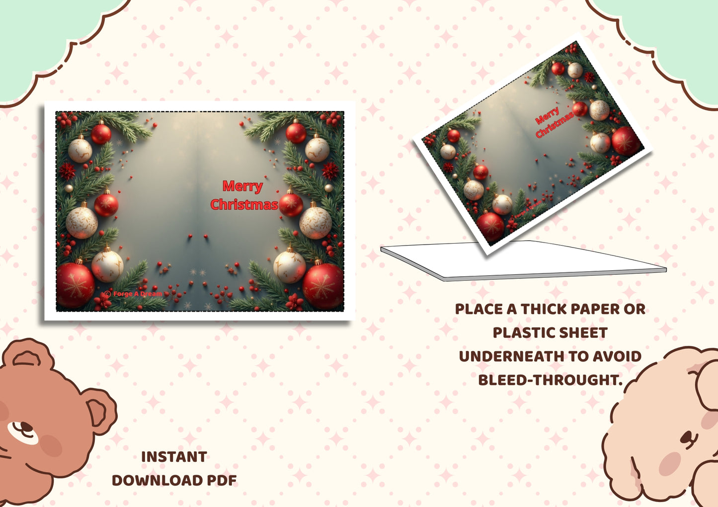 Free Printable Holiday Card