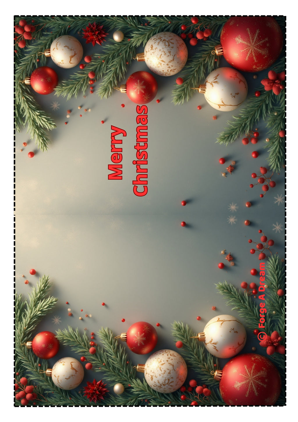 Free Printable Holiday Card